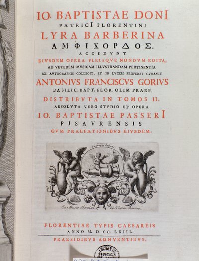 Portada de La Lyra Barberina de Unknown artist