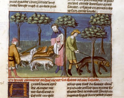 Gaston Phoebus, El tratado de caza de Unknown artist