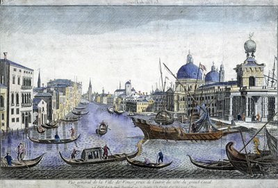 Vista general de Venecia - grabado de Unknown artist