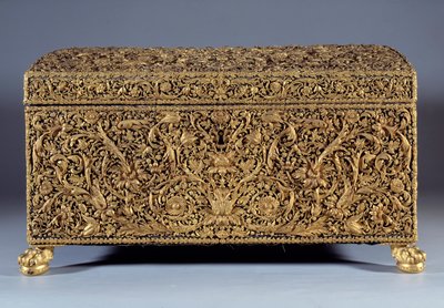 Caja de oro conocida como Ana de Austria ofrecida por el Cardenal Jules Mazarin de Unknown artist