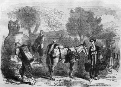 Vendimia en Chipre - Grabado en “Le Journal Illustré” de Unknown artist