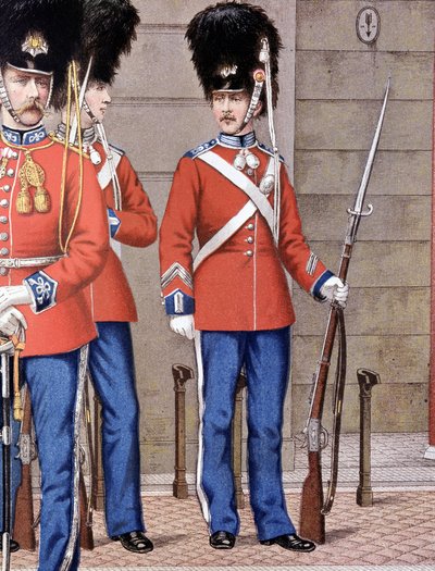 Granaderos de la Guardia Danesa de Unknown artist
