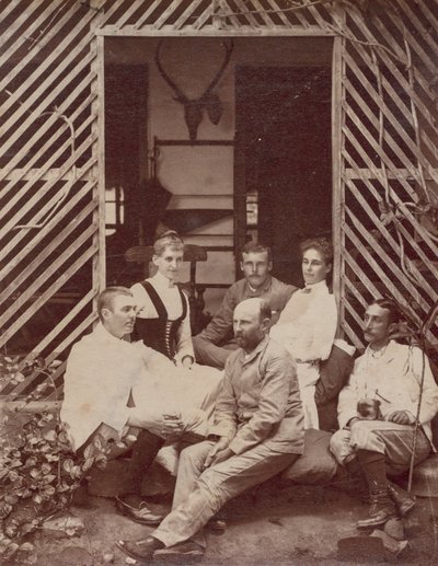 Grupo Tomado en Nortekande Bungalow de Unknown artist