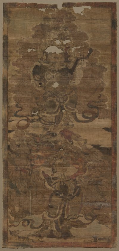 Guardian Kings:  Dhrtarastra and Virupaksa de Unknown artist