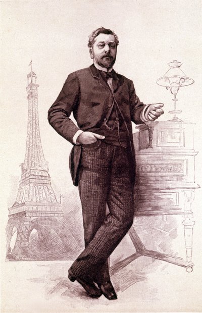 Gustave Eiffel, ingeniero francés (1832-1923). de Unknown artist