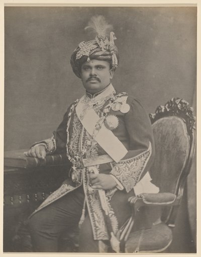 S.A.S. el Maharajá Takhtsingji de Unknown artist