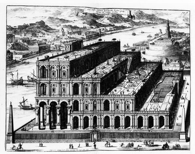 Jardín colgante de Babilonia de Unknown artist