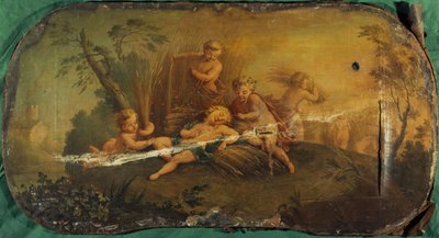 Cosechando niños o Verano, entre 1701 y 1800 (óleo sobre lienzo) de Unknown artist