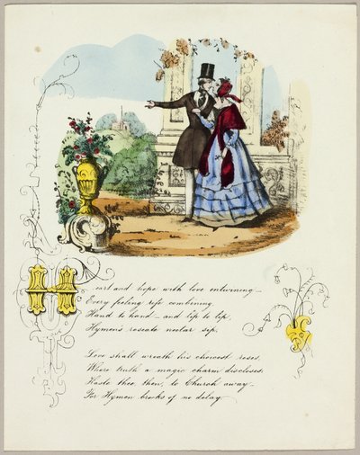 Corazón y esperanza con amor entrelazados (san valentín) de Unknown artist