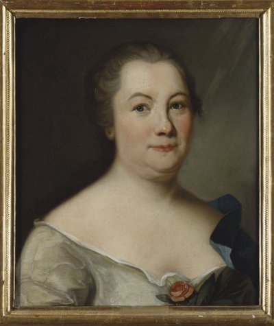 Retrato de la poeta Hedvig Charlotta Nordenflycht de Unknown artist