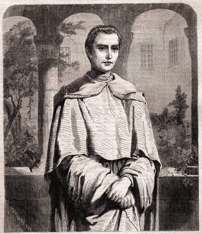 Henri Lacordaire, sacerdote francés y dominico 1802-1861. de Unknown artist