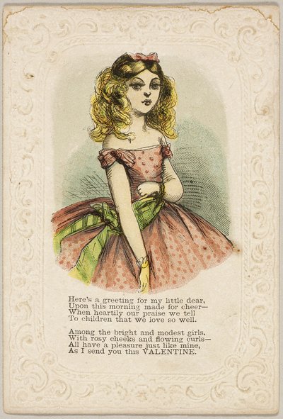 Un saludo para mi pequeña (San Valentín) de Unknown artist