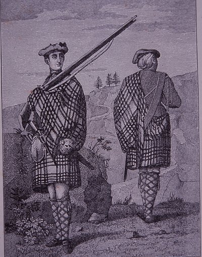 Soldados de las Tierras Altas, finales del siglo XVIII de Unknown artist