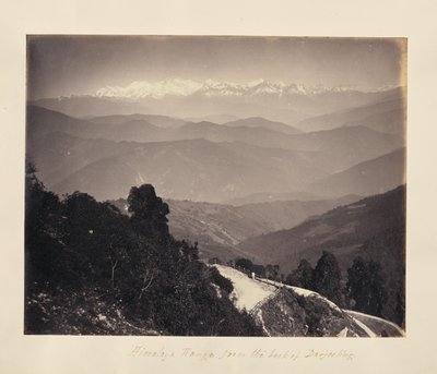 Cordillera del Himalaya [sic] desde la parte trasera de Darjeeling de Unknown artist