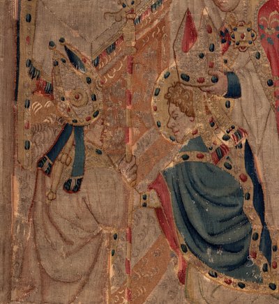 Historia de San Piat y San Eleuterio, Escena 10: San Eleuterio es consagrado como obispo (Detalle) de Unknown artist