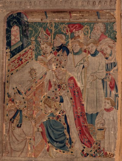 Historia de San Piat y San Eleuterio, Escena 10: San Eleuterio es consagrado como obispo (detalle) de Unknown artist