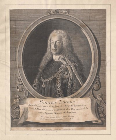 Emperador del Sacro Imperio Romano Germánico Francisco I (huella) de Unknown artist