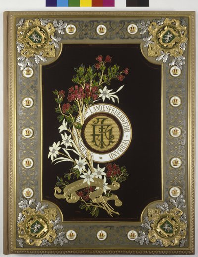 Homenaje con motivo del 50 aniversario del reinado del emperador Francisco José I.1898 (impresión) de Unknown artist