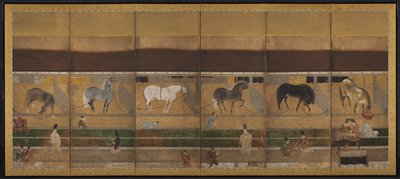 Establo de caballos de Unknown artist