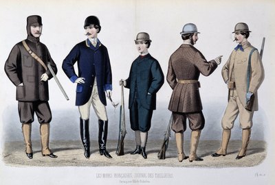 Trajes de caza, "Le Journal des tailors" de Unknown artist