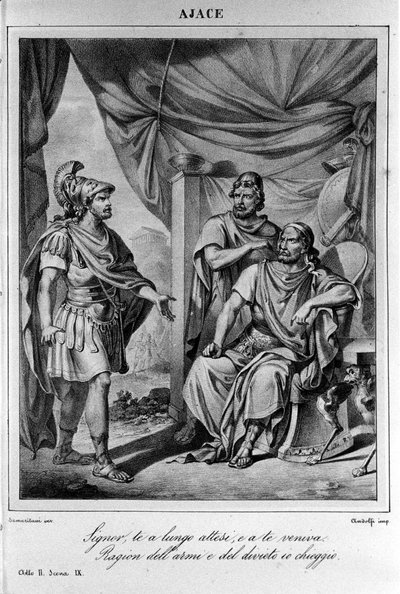 Ilustración para la Escena 9 del Acto II de 