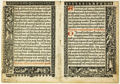 Ilustración de Hortulus animae, lámina 31 de Xilografías de libros del siglo XVI de Unknown artist