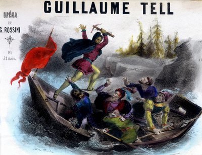 Ilustración de una partitura de “Guillaume Tell” de Unknown artist