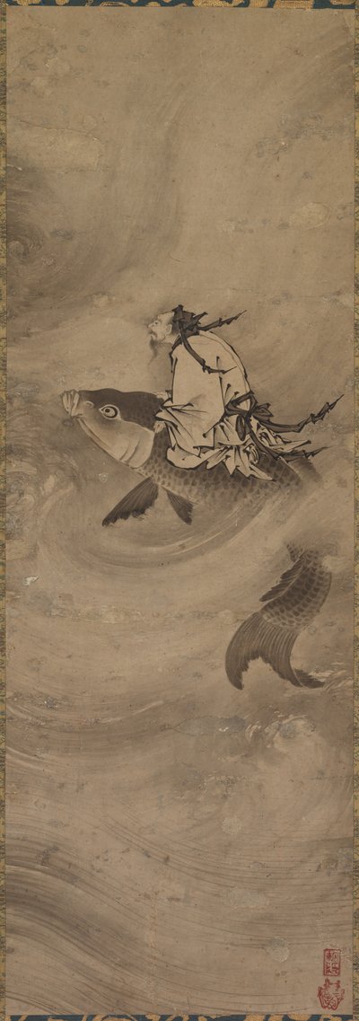 Immortal Riding on a Carp de Unknown artist