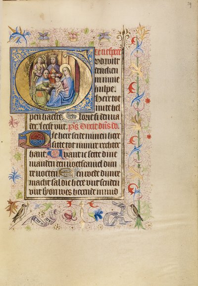 Inicial G: La adoración de los Reyes Magos de Unknown artist