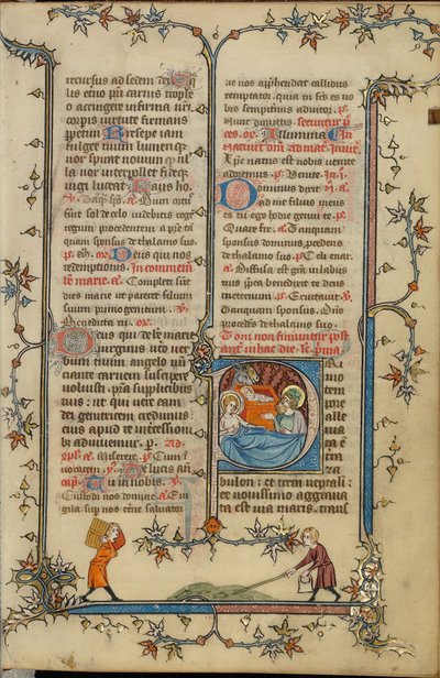 Inicial P: La Natividad de Unknown artist