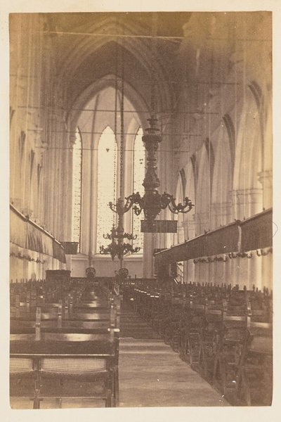 [Vista interior de una iglesia] de Unknown artist