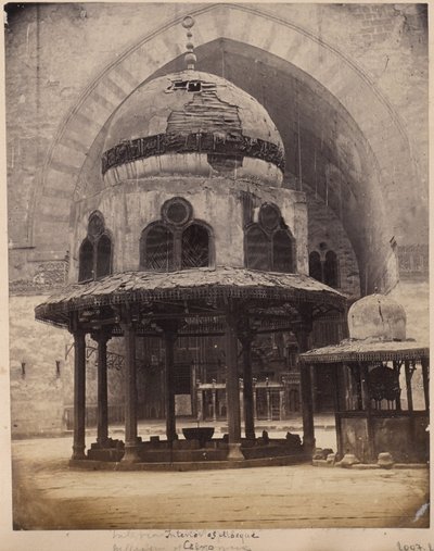 Interior de la mezquita de El Cairo de Unknown artist