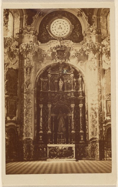 [Interior de una iglesia no identificada] de Unknown artist