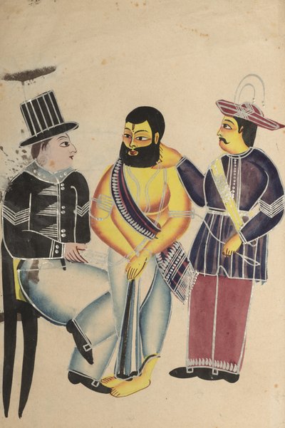 Jailer Receiving the Mahant of Tarakeshwar in Prison de Unknown artist