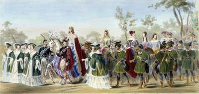 Jane Georgina, Lady Seymour en "Caballero de Inglaterra" de J. Whatman, ed. T. M
