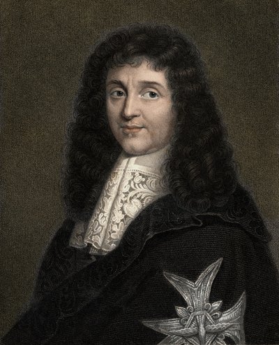 Jean Baptiste (Jean-Baptiste) Colbert 1619-1683 - grabado - siglo XIX de Unknown artist