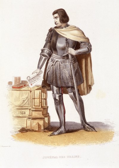 Jean Juvenal (o Jouvenel) des Ursins (1360 - 1431), magistrado francés - en “Le Plutarque français” Ed. Mennechet de Unknown artist