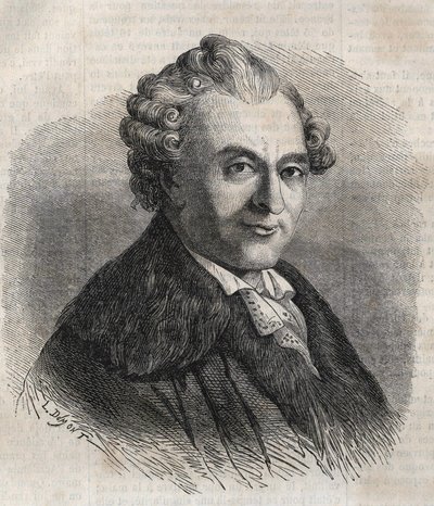 Jean Michel Sedaine. Dramaturgo francés 1719-1797 de Unknown artist