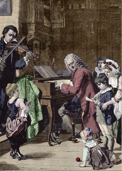 Jean Sebastien Bach (Johann Sebastian Bach) de Unknown artist