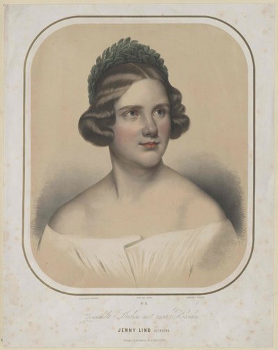 Jenny Lind (imprimir) de Unknown artist
