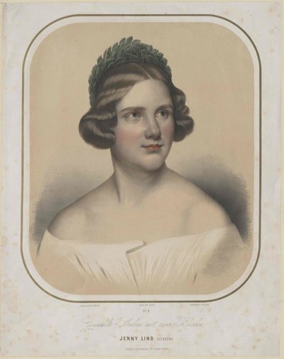 Jenny Lind (imprimir) de Unknown artist