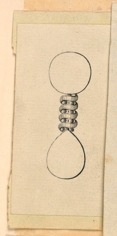 Diseño de Joyería, Conexión Entre el Disco y la Gota de un Pendiente de Unknown artist
