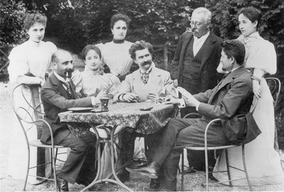 Johann Strauss en los círculos de compañeros de Ischl de Unknown artist