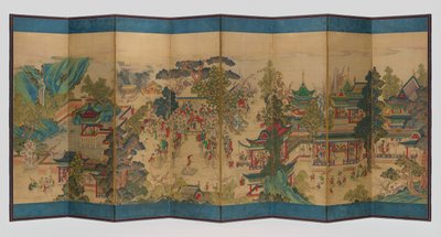 Alegre banquete de Guo Ziyi (곽분양행락도) de Unknown artist