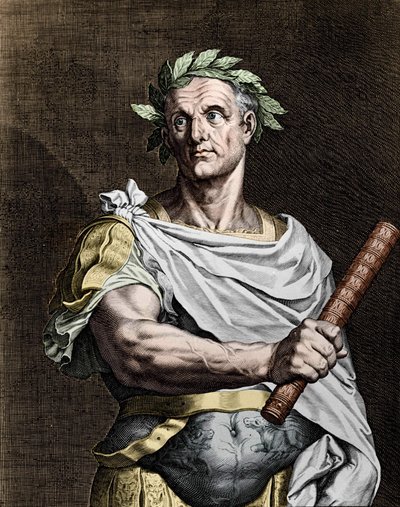 Julio César (101-44 a.C.), estadista romano de Unknown artist