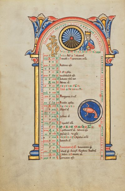 Julio César; Signo zodiacal de Cáncer de Unknown artist