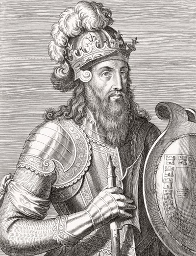 Rey Alfonso III de Portugal. Retrato. de Unknown artist