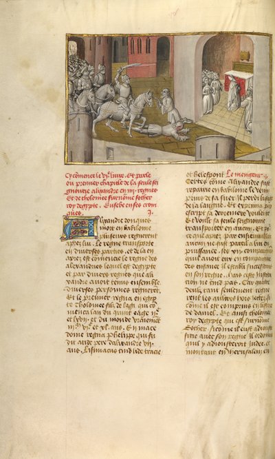 El rey Ptolomeo Sóter invade Jerusalén de Unknown artist