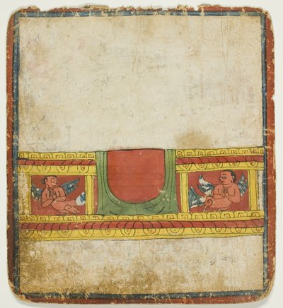 Trono de Kinnara, de un juego de cartas de iniciación (Tsakali) de Unknown artist