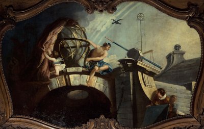 Astronomía, después de 1737 (óleo sobre lienzo) de Unknown artist